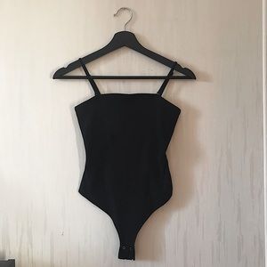 🌷3/$30🌷 GARAGE Black Bodysuit w Removable Straps